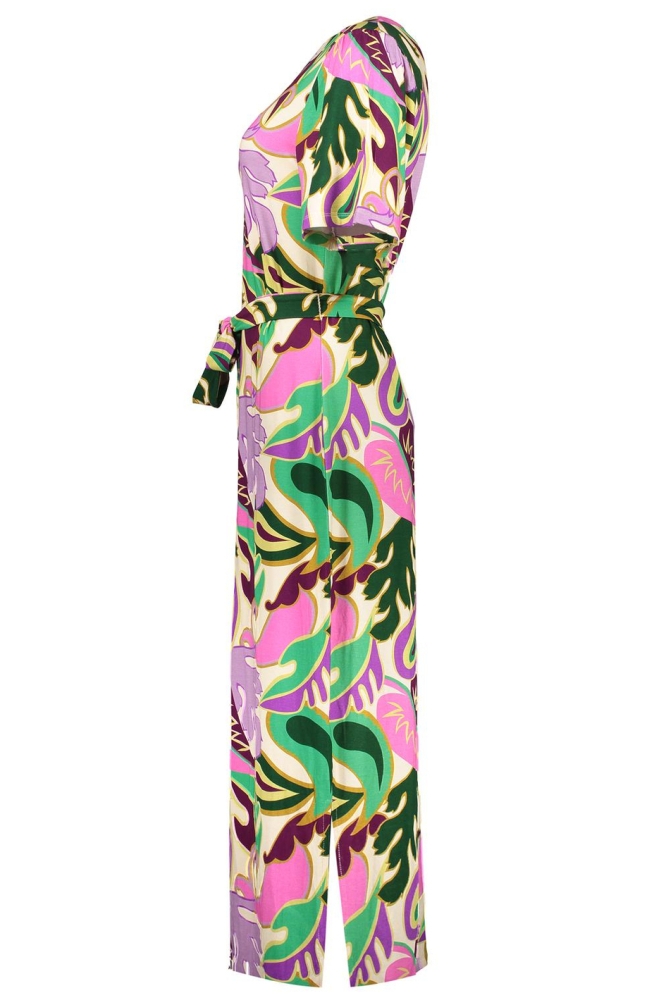 FAY DRESS 47136 60 LILAC/GREEN